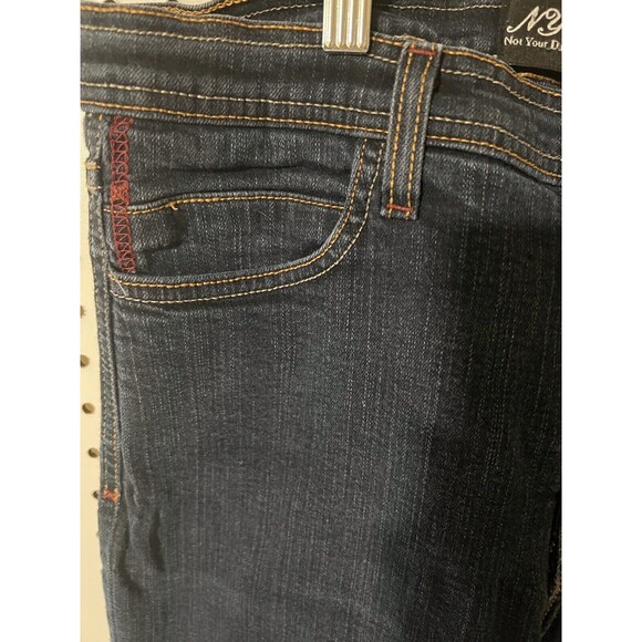 Not Your Daughters Jeans NYDJ  Size 12 Medium Wash Denim Straight Leg - Picture 9 of 12